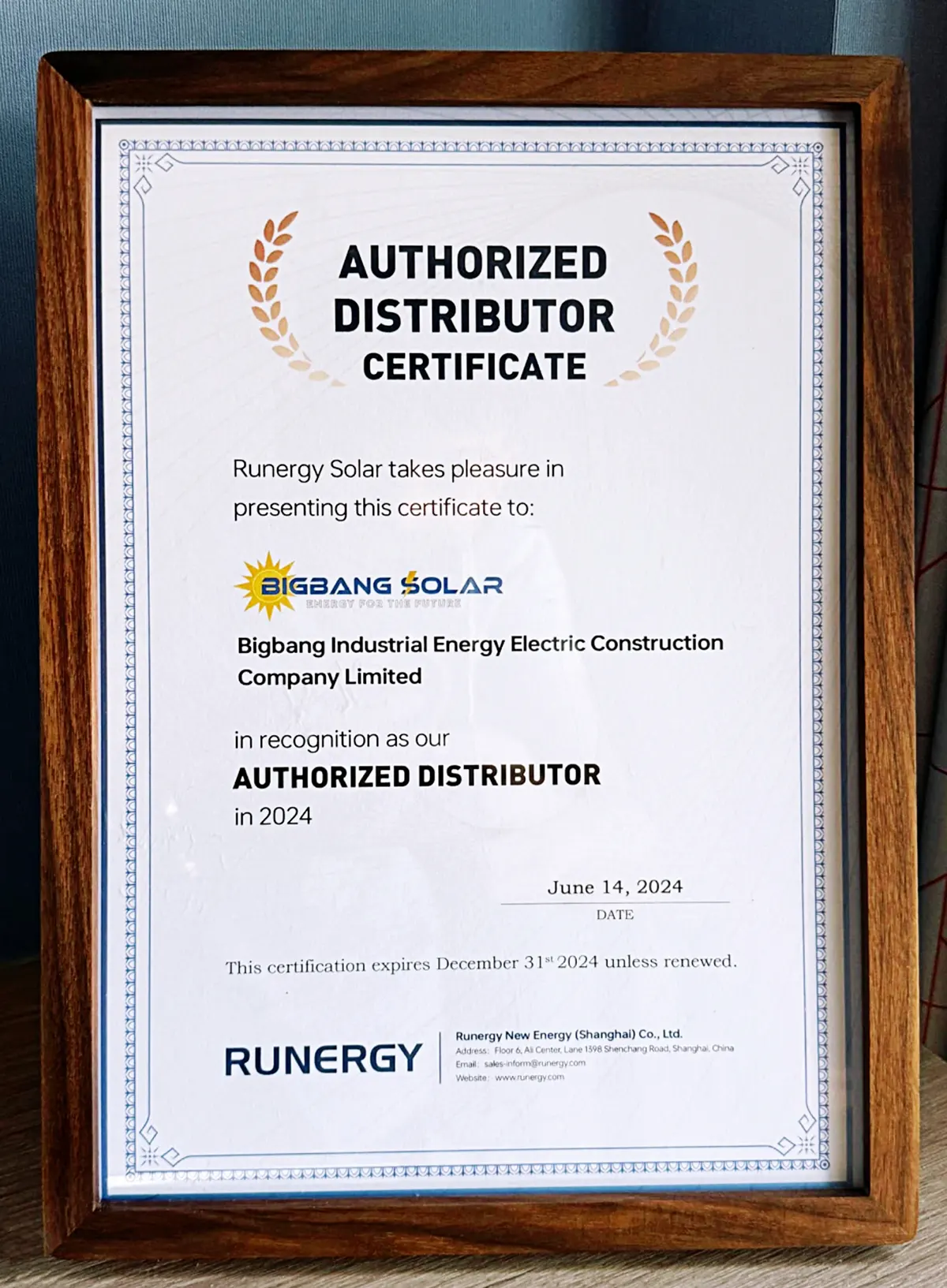 Runergy and Bigbang Solar Join Forces to Deliver Reliable and Efficient Solar Power in Vietnam